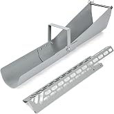Atesilor Upgraded Concrete Mixer Chute Extension Compatible with Mud Mixer MMXR-3221, Adjustable 18&ndash;30 Inch Extension with Handle &amp; Slide Track, Multi-Angle Flow Control, Replaces MMAC-0133