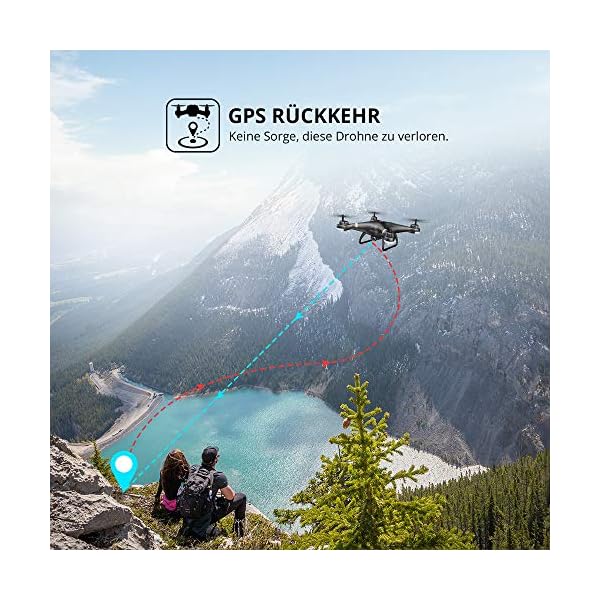 HOLY STONE HS110G GPS Drohne mit 1080P 110° Kamera HD, RC Quadrocopter mit WiFi FPV-Live-Videokamera… – Bild 5
