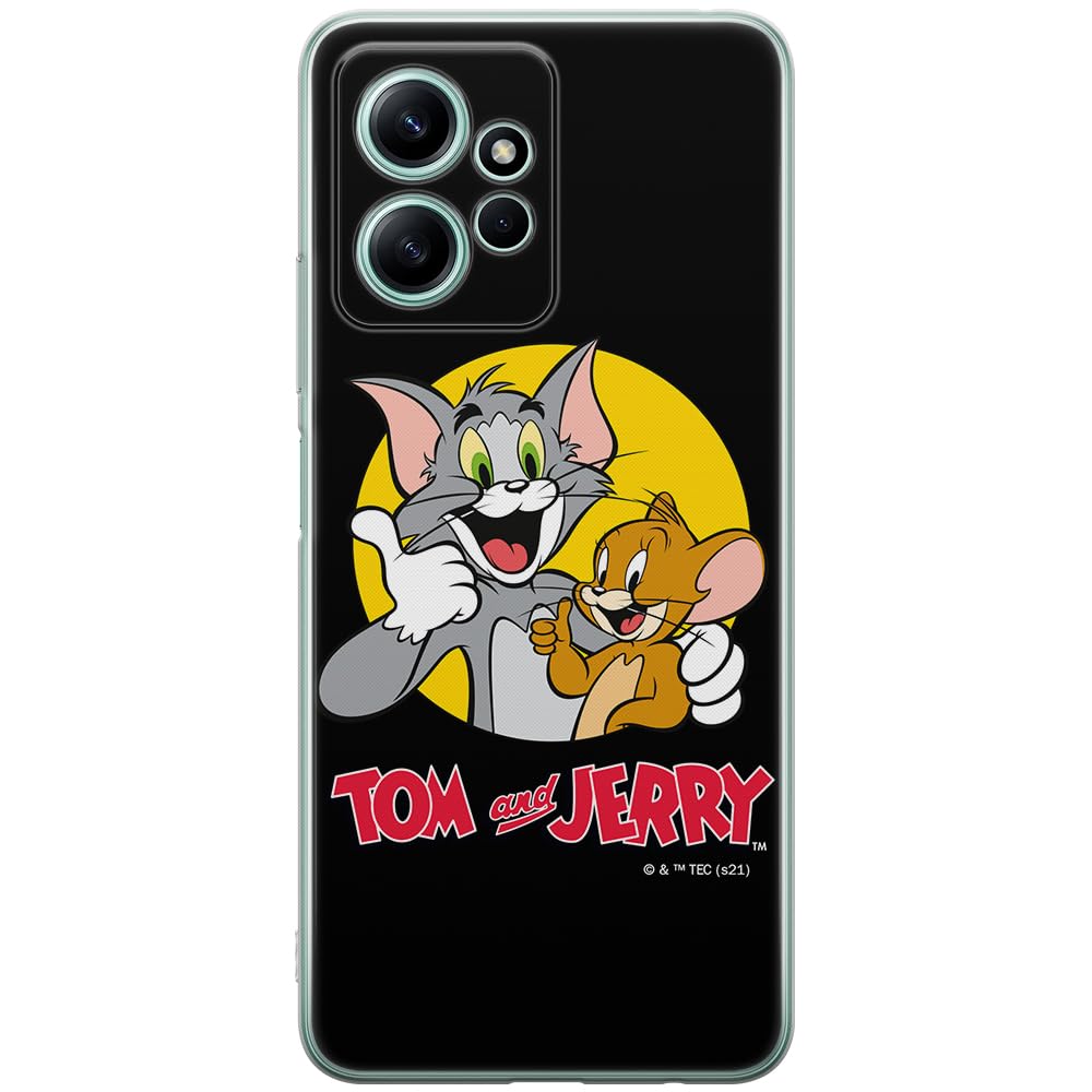 ERT GROUP mobile phone case for Xiaomi REDMI NOTE 12 4G original and officially Licensed Tom & Jerry pattern 013 optimally adapted to the shape of the mobile phone, case made of TPU