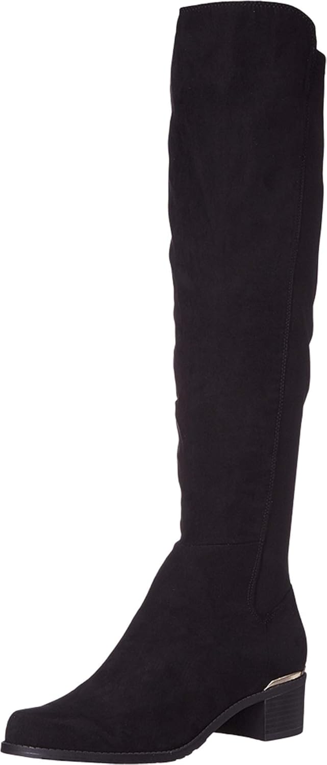 guess over the knee high heel boots