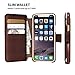 LUPA iPhone Xs Max Wallet Case -Slim & Lightweight iPhone Xs Max Flip Case with Credit Card Holder- iPhone Xs Max Wallet Case for Women & Men- Faux Leather iPhone Xs Max Purse Cases- Chocolate Brown