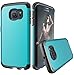 E LV Case for Galaxy S6 Edge case (Shock Proof Defender) Slim Cover Protection for Samsung Galaxy S6 Edge - [Turquoise/Black]