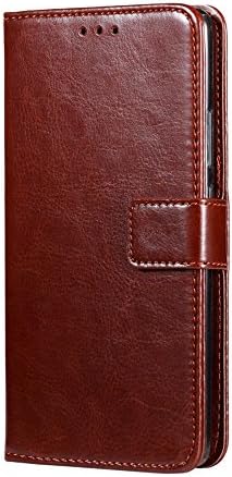 Lenovo Phab 2 Case, Flip Leather Case With Card Holder, Built-in Stand, Shockproof, Full Body Protection for Lenovo Phab 2 PB2-650N 6.4 Inch By taoyunxi (Brown)