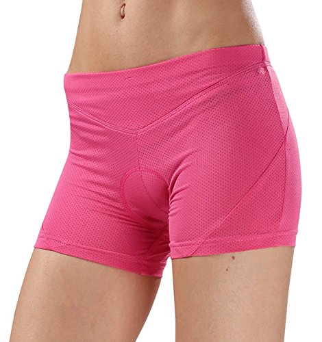 image for Callsecret Womens Padded Bike Shorts Cycling Pants, 4D Gel Padded Biki