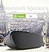 Portable Speakers, Hizek 2400mAh 6W Hands Free AUX Input Wireless MP3 Music Player Enhance Bass for Outdoor Activity(Black)