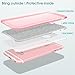 MILPROX Case Compatible with iPhone 6/6S, Bling Glitter Pretty Sparkle 3 Layer Hybrid Anti-Slick/Protective/Soft Slim TPU Case Compatible with iPhone 6s/6