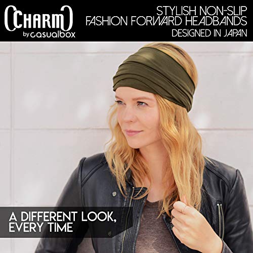Casualbox Mens Womens Elastic Bandana Headband Japanese Long Hair