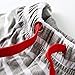 LittleSpring Little Boys' Clothing Short Sets Striped,1-2T/Height 30-34 inch,Red(90)
