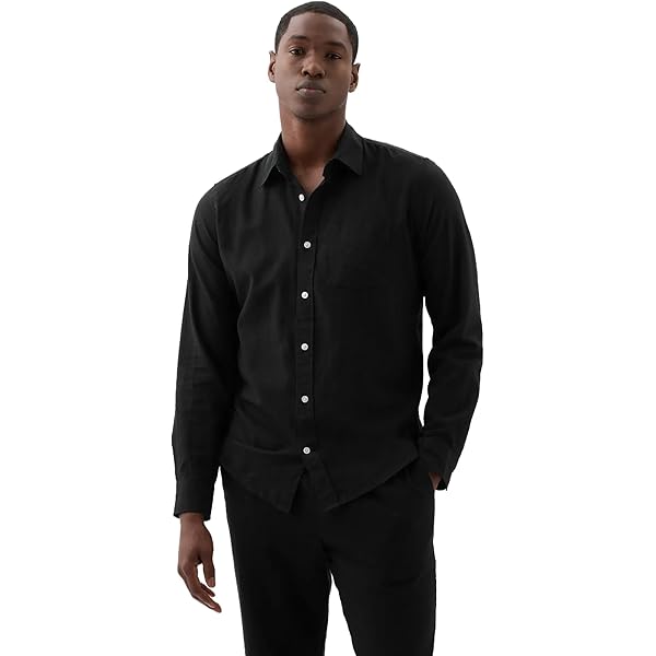 Amazon.com: Nautica Linen Shirt, Coconut Shell, S : Clothing