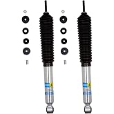Bilstein 24-274951 Pair of 5100 Front Monotube Shocks fits 2017 2024 F250 F350 Super Duty 4WD w/ 2-2.5&rdquo; Front Lift - Improves Ride Quality &amp; Handling