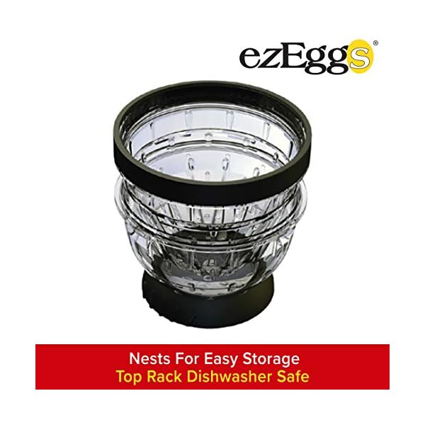 EZ EGGS Hard Boiled Egg Peeler, 5 Egg Capacity Handheld Specialty