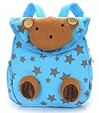 Bumud Baby Toddler Child Kid 3D Cartoon Backpack Schoolbag Shoulder Bags (Blue)