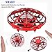 2 Pack Mini Drone for Kids Beginner Hand Controlled,UFO Flying Ball Toys with 360° Rotating and LED Lights,Quadcopter Drone Toy for Kids Birthday Party Favors Indoor Outdoor,RC Helicopter Kids Gift