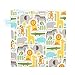 Bumkins Petit Collage Reusable Snack Bag Large, Safari Mix