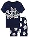 IF Pajamas Pirate Ship Little Boys Shorts Set Pajamas 100% Cotton Clothes Toddler Kids Sleepwear 5T