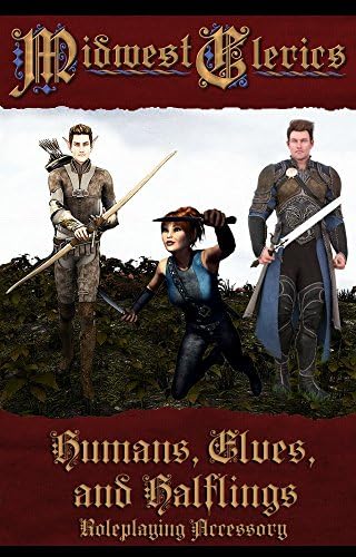 Humans, Elves, Halflings - Plastic RPG Miniature Pawns