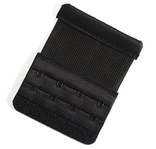 Bra Extender 4 Hooks Women Bra Strap Extenders Pack of 3 Soft Comfortable - Thumbnail 3