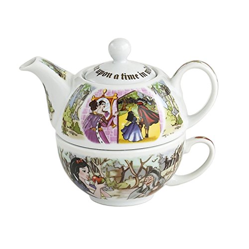 Cardew Design Snow White Tea Set for One with 16-Ounce Pot and 10-Ounce Cup
