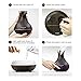 Villain Spa Ultrasonic Aroma Essential Oil Diffuser, 400 mL Wood Grain Cool Mist Humidifier with 7 Color Changing LED Lights, Mist Control, Auto Off,  8 -12 hr. Mist