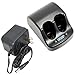 HQRP Dual Battery Charger for Black & Decker 3.6V Versapak VP825K Type 2, VP825KPAX Type 1, VP830 Type 1, VP840 Type 2, VP860 Type 1, VP870K Type 1 Power Tools Coaster primary
