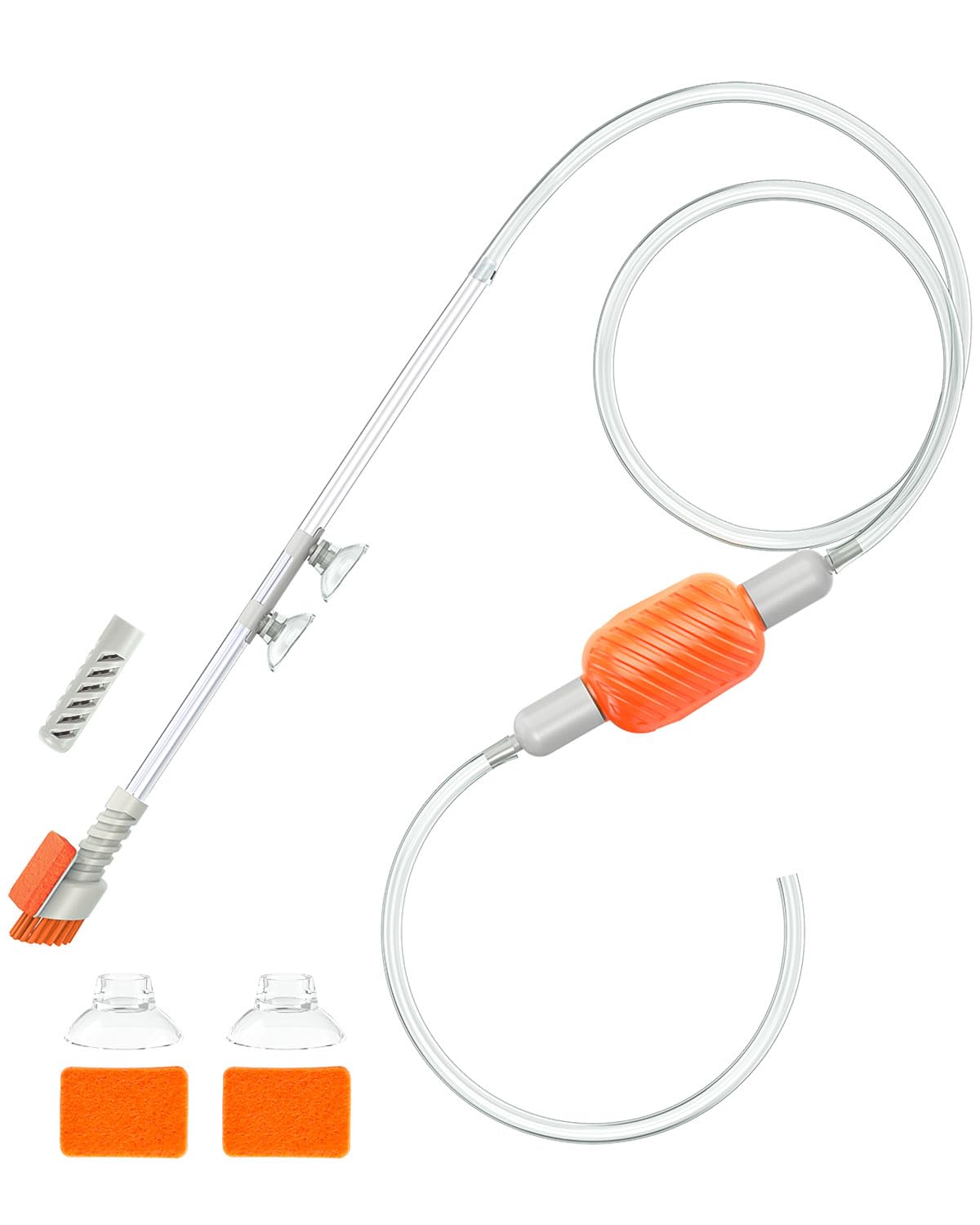 thumbnail image 2 of Suness Fish Tank Siphon Vacuum Cleaner: 110GPH Manual Aquarium Vacuum Cleaning 2 of 12
