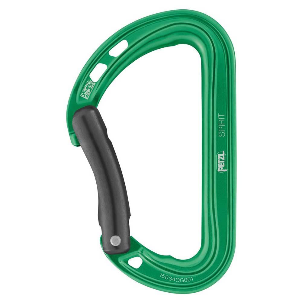 Petzl, Spirit, Carabiner, Green, U, Unisex Adult