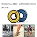 Skateboard Bearings - 8 Set ABEC 9 Skate Bearings, Came with Spacers and Washers,Multi-color
