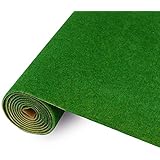 CP137 Artificial Model Grass Mat Trains Green 40x100cm or 15.7' x 39' for Decoration Kids Craft Scenery Model DIY