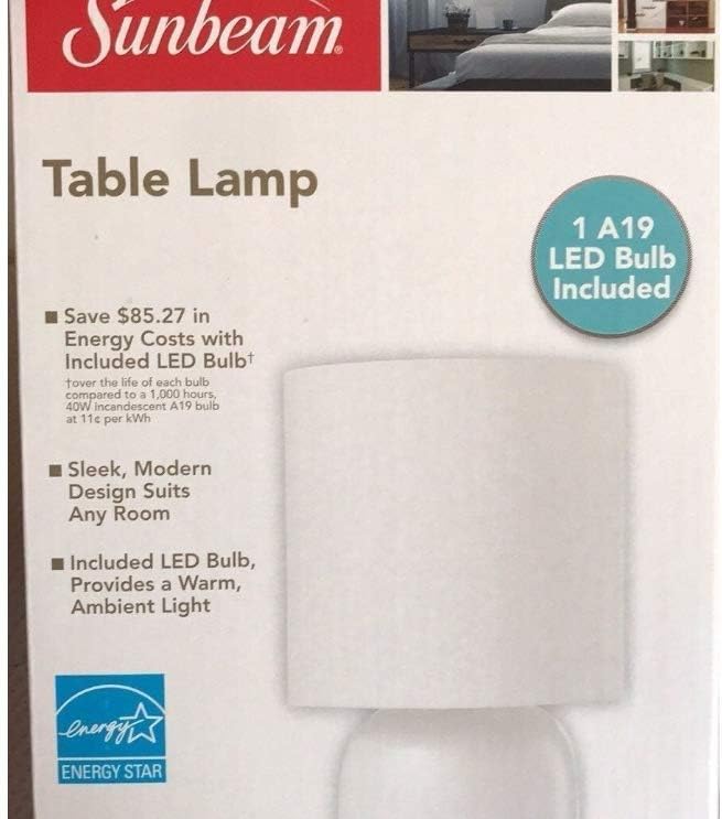 Sunbeam Table Lamp (White)