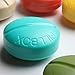 FECEDY Mini Portable 4 Slots Travel Medical Pill Box Medicine Case (Random Color)