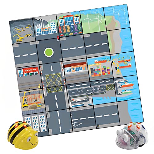 Bee-Bot and Blue-Bot Transport and Industry Mat, Kids STEM Educational ...