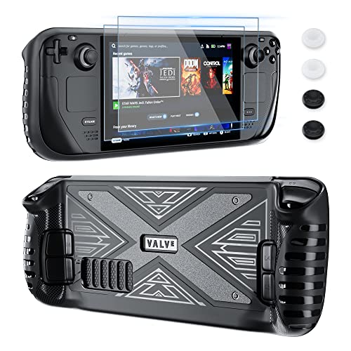 GLDRAM Upgrade Case for Steam Deck, TPU Cover for Valve Steam Deck