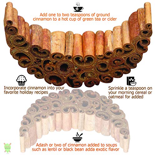 Dualspices USDA Certified Organic Cinnamon Sticks (2lb) - 100 to 150 Sticks 2.75" premium quality- Perfect for Baking, Cooking & Beverages- 100% Raw From INDONESIA - Thumbnail 6