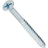 The Hillman Group 35049 Flat Head Phillips Wood Screw, 6 x 1 1/2-Inch, 100-Pack