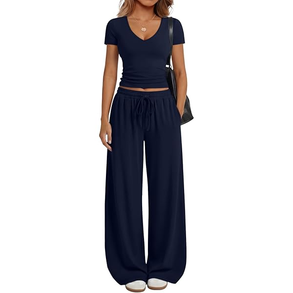 Amazon.com: Trendy Queen Women 2 Two Piece Matching Lounge Sets