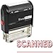 Scanned Self Inking Rubber Stamp - Red Ink (ExcelMark A1539)