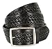 Basketweave Work Uniform Genuine Leather Belt 1.75