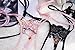 SS Queen Women Sexy Lace Tie Side Thongs Panties Crotchless Adjustable G-string Underwear (set1)
