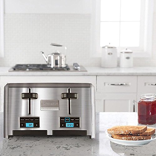 Frigidaire Professional Stainless 4Slice Wide Slots Toaster The Home
