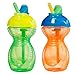 Munchkin Click Lock 2 Count Flip Straw Cup, 9 ounce (colors may vary)