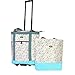 Olympia U.S.A. 2-Piece Rolling Shopper Tote and Cooler Bag, Beach