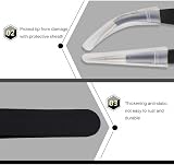 ZHIYE Precision ESD Anti-Static Tweezers 7-Piece Stainless Set Electronics view 7
