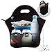Nordic By Nature LARGE Neoprene Lunch Bag Set | Large & Thick Insulated Tote | 8 Design Options | Heavy Zipper & Premium Stitching | 13 x 12.5 x 6.5