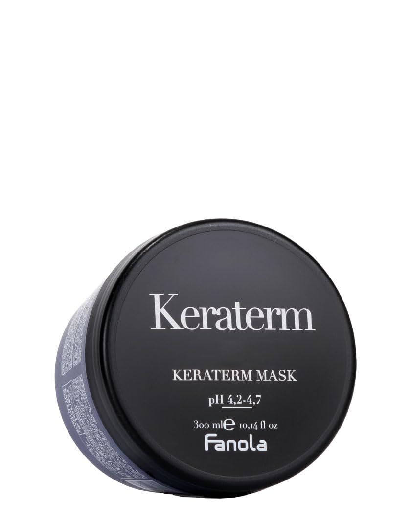 Fanola Keraterm Mask, Anti-Frizz Hair Mask Treatment to Detangle, Nourish and Hydratate for Smooth, Shiny and Silky Hair, 300