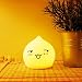 Kids Night Light EMDMAK Silicone Night Lamp Battery Operated with 7-Color Mood Light, Sensitive Tap Control for Baby Kids Adults (White) (Light B)