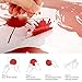 iTech More Halloween Decorations Horror Bloody Handprint &Footprint Stickers Window Decals Wall Stickers Decor for Vampire Zombie Party Decorations Supplies 8 Sheets（92 Pcs）