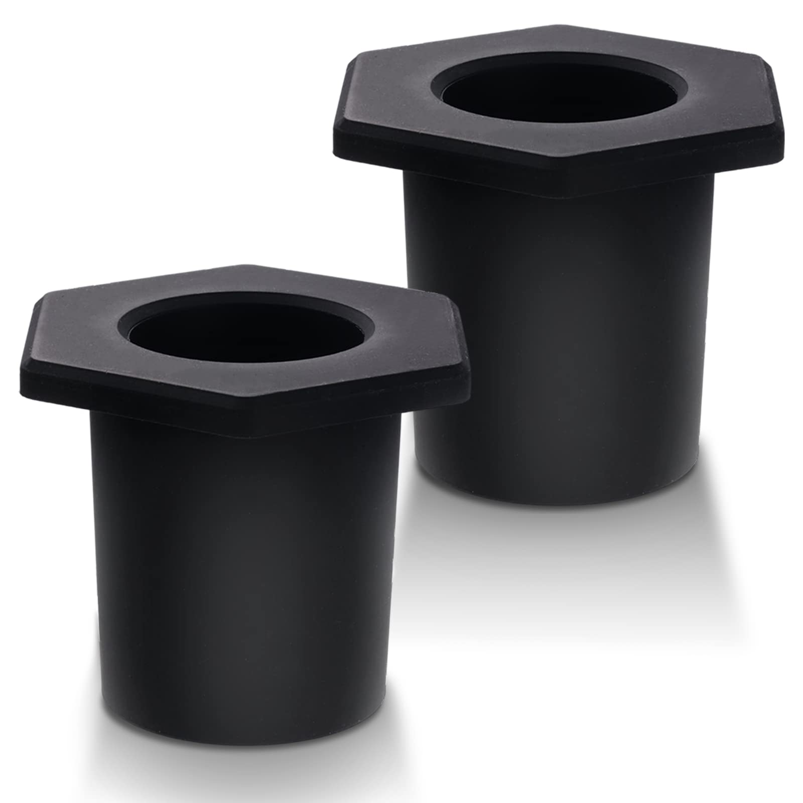 SAVITA 2pcs Table Umbrella Ring, Outdoor Patio Umbrella Insert Plug, Silicone Replacement for 2-2.5 Inch Hole