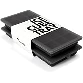Ice Cube Tray with Lids, Small Silicone Molds for Cocktails &amp; Drinks | BPA Free Silicone, Flexible Easy Release, Set of 2, Lids Included, for Beverages Coffee &amp; Craft Cocktails