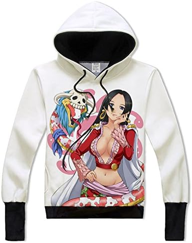 One Piece Anime Nico Robin Costume Hoodie Coat for Women Men Adult