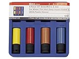 Genius Tools 4PC Metric & SAE Car Wheel Thin Wall